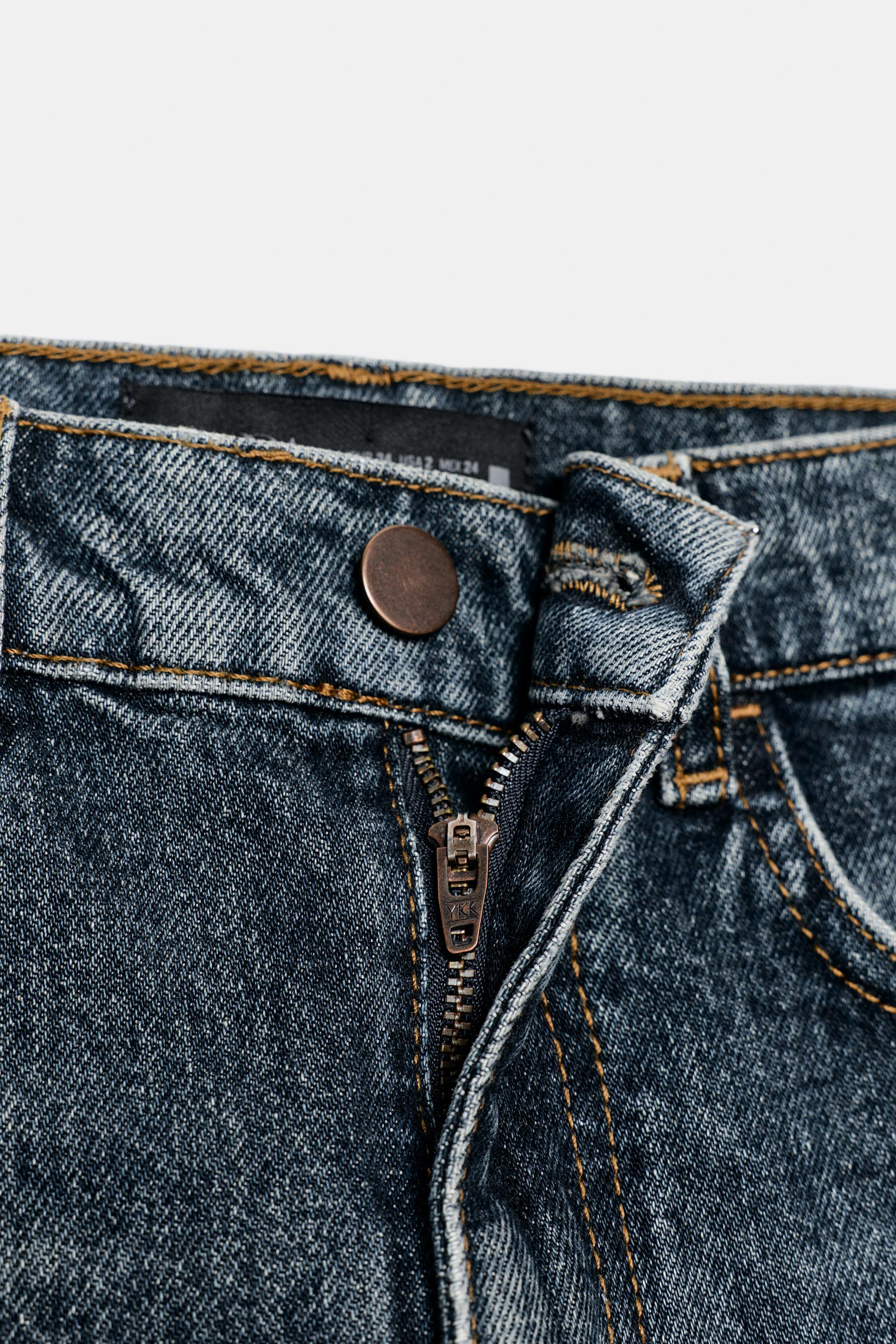 Z1975 HIGH WAIST STRAIGHT TAPERED JEANS WITH BELT